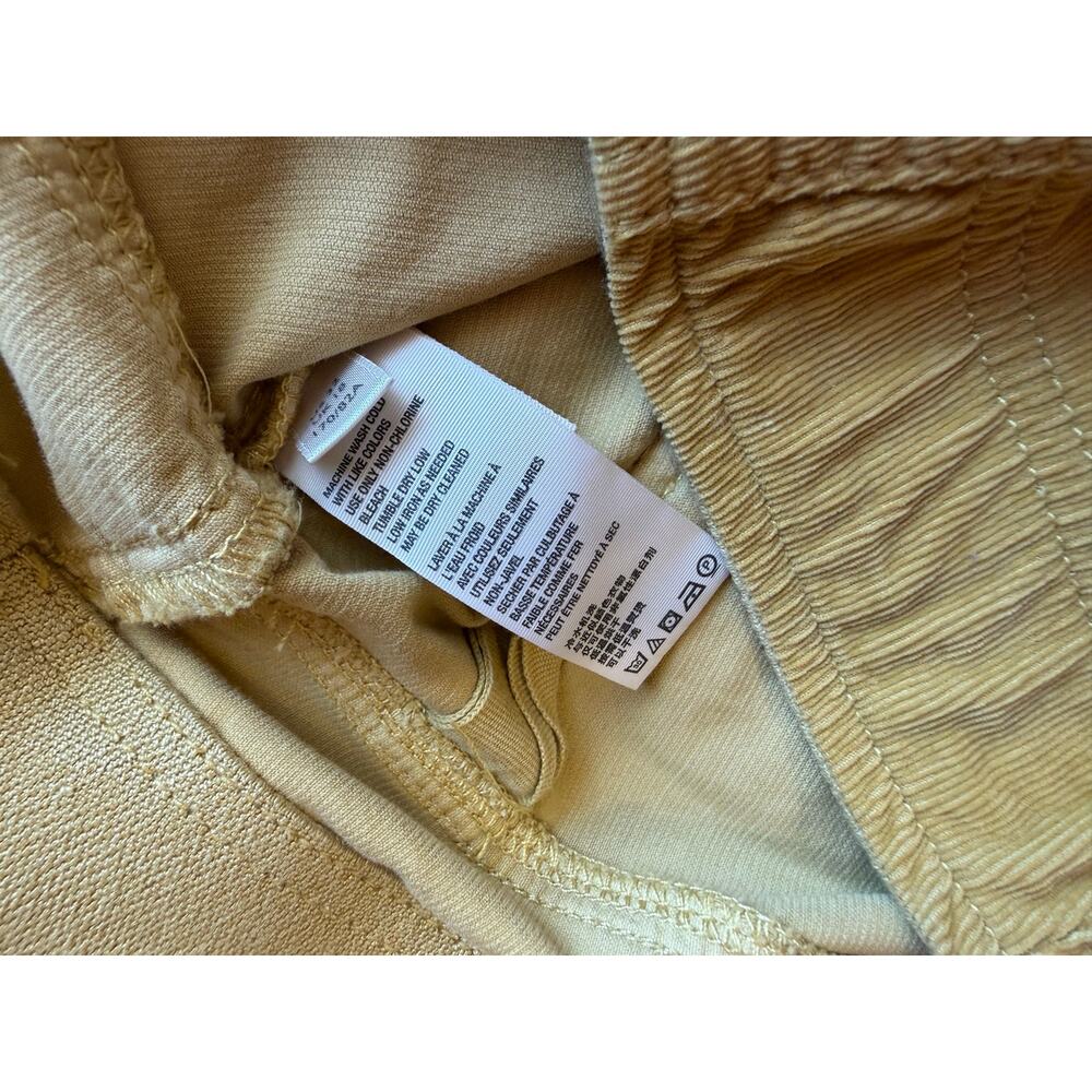 Rare Free People Gold We The Free Tie Dye Super Flare Pull On Corduroy Jeans 32 - Picture 12 of 12